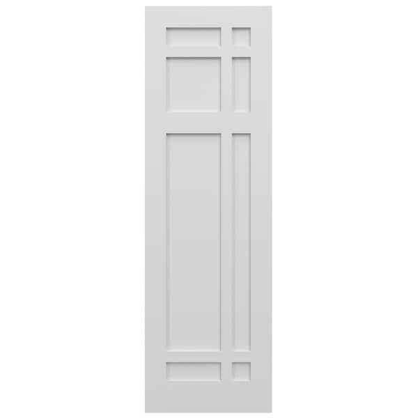 Ekena Millwork True Fit PVC San Juan Capistrano Mission Style Fixed Mount Shutters, White, 18W x 43H, PR - TFP001SJ18X043WH