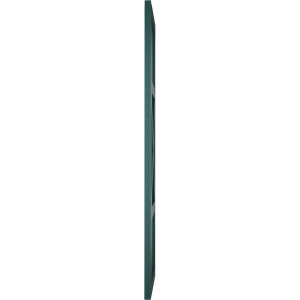Ekena Millwork True Fit PVC Center X-Board Farmhouse Fixed Mount Shutters, Thermal Green , 12W x 51H, PR - TFP107FH12X051FG