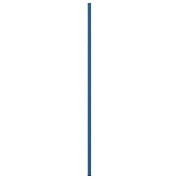 Ekena Millwork True Fit PVC Center X-Board Farmhouse Fixed Mount Shutters, Sojourn Blue , 18W x 65H, PR - TFP107FH18X065HB