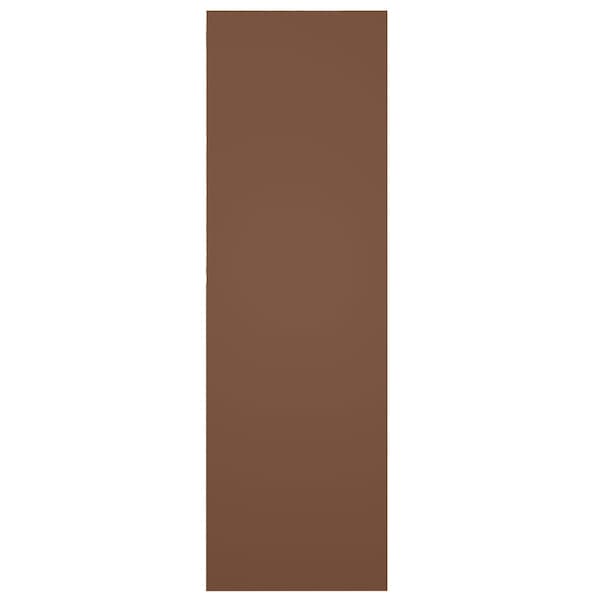 Ekena Millwork True Fit PVC, Two Equal Raised Panel Shutters, Burnt Toffee, 12W x 79H, PR - TFP101RPF12X079BT
