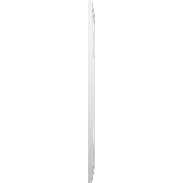 Ekena Millwork True Fit PVC Bungalow Fixed Mount Shutters, White, 18W x 25H, PR - TFP001BG18X025WH