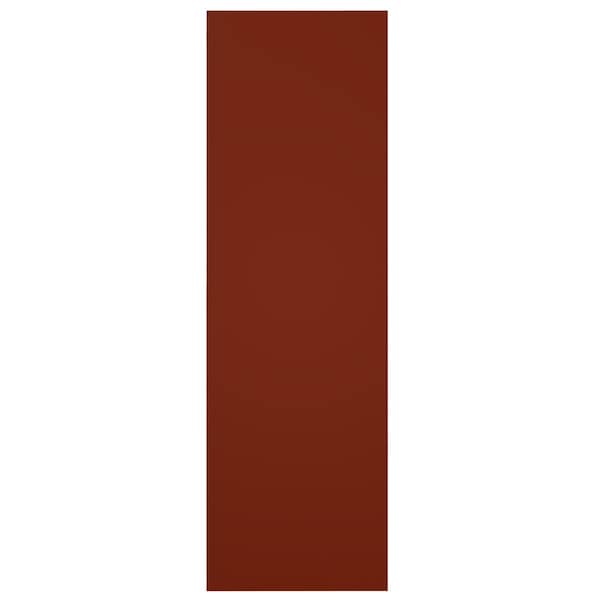Ekena Millwork True Fit PVC Two Panel Chevron Modern Style Fixed Mount Shutters, Pepper Red, 12W x 66H, PR - TFP101CV12X066MR