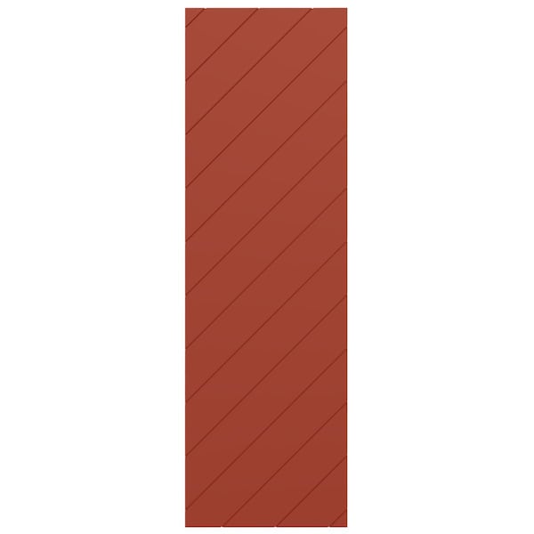 Ekena Millwork 12W x 35H True Fit PVC Diagonal Slat Modern Style Fixed Mount Shutters, Colorful Leaves, PR - TFP001DG12X035CL