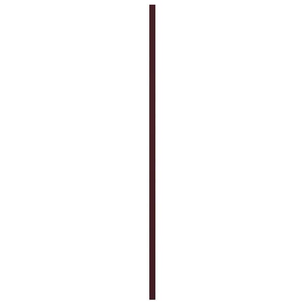 Ekena Millwork True Fit PVC San Antonio Mission Style Fixed Mount Shutters, Wine Red, 12W x 72H, PR - TFP001ST12X072WR