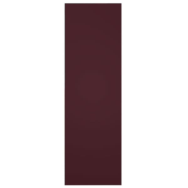 Ekena Millwork True Fit PVC Single Panel Herringbone Modern Style Fixed Mount Shutters, Wine Red, 12W x 54H, PR - TFP001HB12X054WR