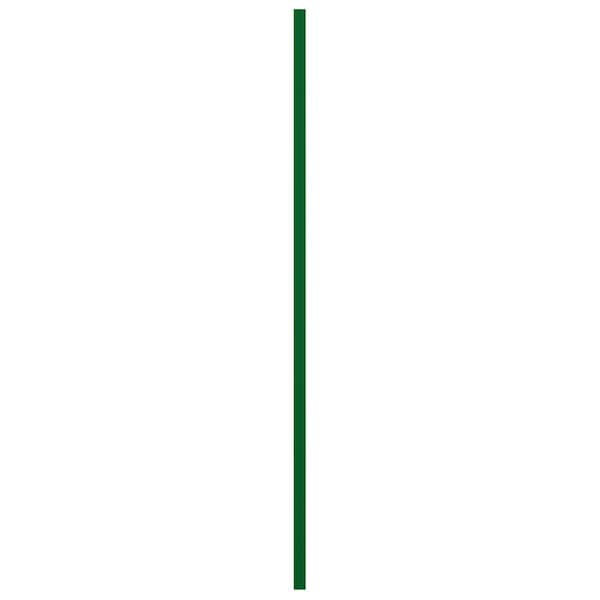 Ekena Millwork True Fit PVC Farmhouse/Flat Panel Combination Fixed Mount Shutters, Viridian Green, 12W x 49H, PR - TFP101FC12X049HG