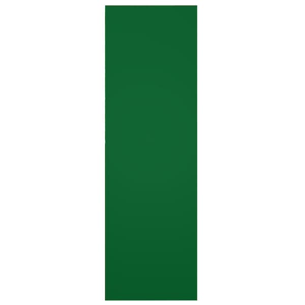Ekena Millwork True Fit PVC Two Equal Panel Farmhouse Fixed Mount Shutters w/Z-Bar, Viridian Green, 12W x 57H, PR - TFP102FH12X057HG