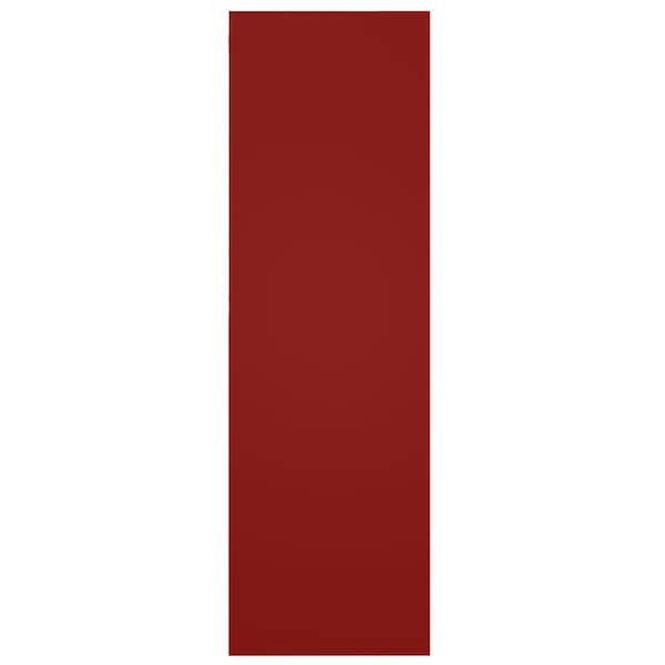 Ekena Millwork True Fit PVC, Three Board Framed Board-n-Batten Shutters, Fire Red, 16 1/8W x 106H, PR - TFP101BF16X106BR