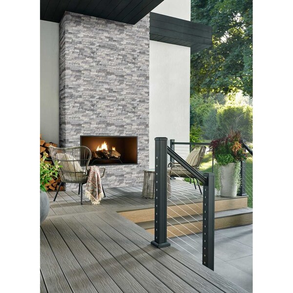 Msi Alaska Gray Splitface Ledger Panel 6 In. X 24 In. Natural Marble Wall Tile, 6PK - ZOR-PNL-0014
