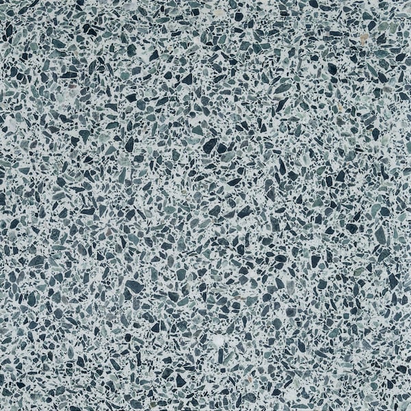 Apollo Tile 24x24 in. Honed Forest Green and White Terrazzo Wall and Floor Tile 7.75 sq ft/case, 2PK - APLTRZ88GRNA