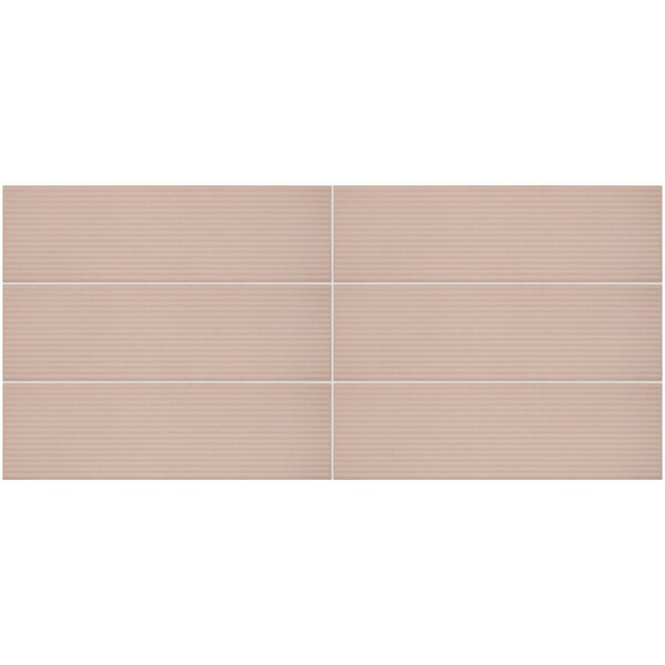 Daltile Stencil 4in x 12in Glazed Porcelain Linear Wall Tile 8.72 SQFT Per Carton, 30PK - SC35RCT412LNRMT