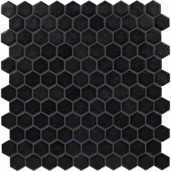 Daltile Uptown Glass 1in Hexagon Mosaic, 16.92 SQFT Per Carton, 18PK - UP221HEXMS1P