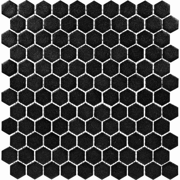 Daltile Uptown Glass 1in Hexagon Mosaic, 16.92 SQFT Per Carton, 18PK - UP221HEXMS1P