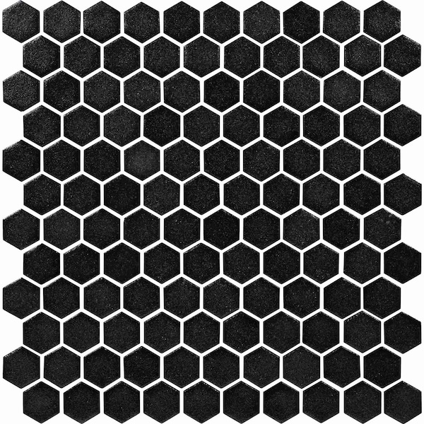 Daltile Uptown Glass 1in Hexagon Mosaic, 16.92 SQFT Per Carton, 18PK - UP221HEXMS1P