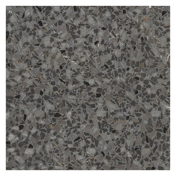 Apollo Tile 36x36 in. Matte Charcoal Black with Gray Flecks Wall and Floor Tile 8.72 sq ft/case - 1 Pack - TER88EGBL3636