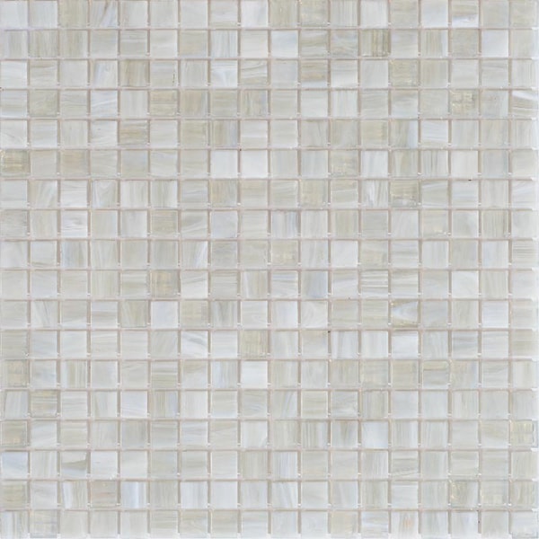 Apollo Tile Skosh 11.6 in. x 11.6 in. Glossy Stone Gray Glass Mosaic Wall and Floor Tile 18.69 sqft/case, 20PK - APLNB88GR712A