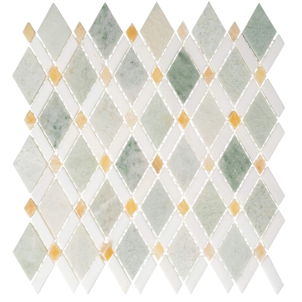 Andova Tiles ANDOVA TILES Victory 2" W x 3" L Novelty Mosaic Wall & Floor Tile - ANDVIC585