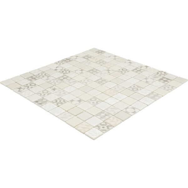 Daltile Uptown Glass 1in x 1in Metro Mosaic, 21.00 SQFT Per Carton, 20PK - UP0711MS1P