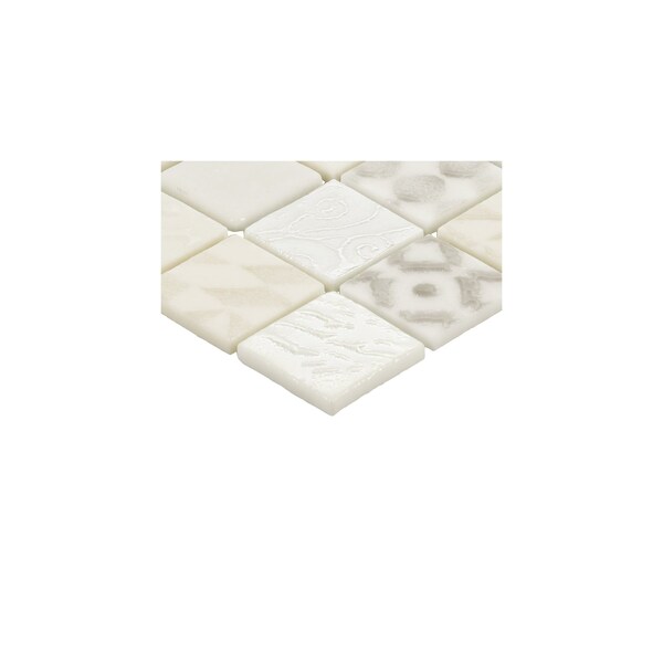 Daltile Uptown Glass 1in x 1in Metro Mosaic, 21.00 SQFT Per Carton, 20PK - UP0711MS1P