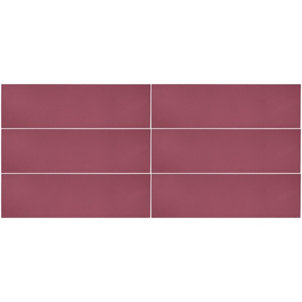 Daltile Stencil 4in x 12in Glazed Porcelain Wall & Floor Tile 8.72 SQFT Per Carton, 30PK - SC36RCT412MT