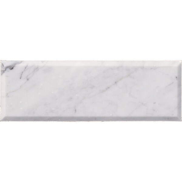 Msi Arabescato Carrara Beveled SAMPLE Honed Marble Wall Tile - ZOR-NS-0037-SAM
