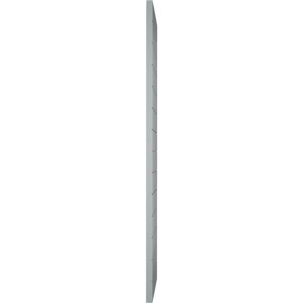 Ekena Millwork True Fit PVC Horizontal Slat Modern Style Fixed Mount Shutters, Ocean Swell, 15W x 65H, PR - TFP001HZ15X065CH