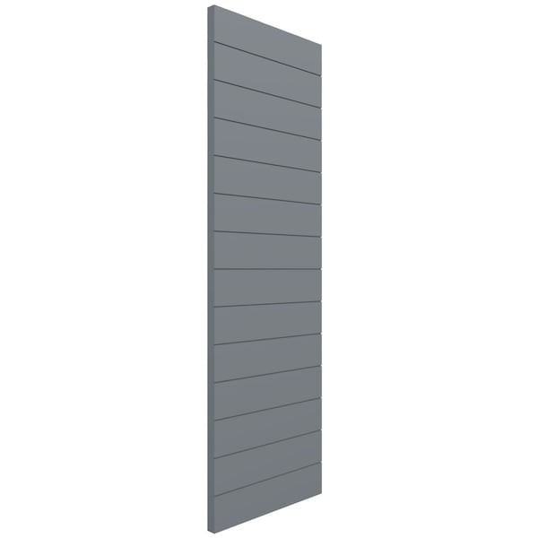Ekena Millwork True Fit PVC Horizontal Slat Modern Style Fixed Mount Shutters, Ocean Swell, 15W x 65H, PR - TFP001HZ15X065CH