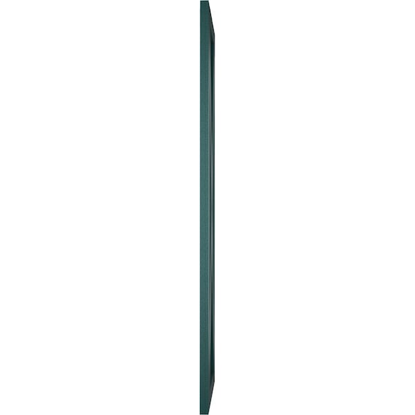 Ekena Millwork True Fit PVC Single X-Board Farmhouse Fixed Mount Shutters, Thermal Green, 15W x 49H, PR - TFP001FH15X049FG
