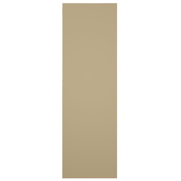 Ekena Millwork True Fit PVC Single Panel Chevron Modern Style Fixed Mount Shutters, Natural Twine, 15W x 41H, PR - TFP001CV15X041NT