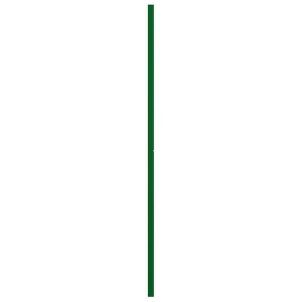 Ekena Millwork True Fit PVC Horizontal Slat Modern Style Fixed Mount Shutters, Viridian Green, 18W x 60H, PR - TFP001HZ18X060HG