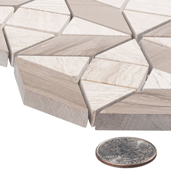Andova Tiles SAMPLE Cimarron Harbor Luxury Natural Stone Novelty Mosaic Wall  Floor Tile - SAM-ANDCIM105
