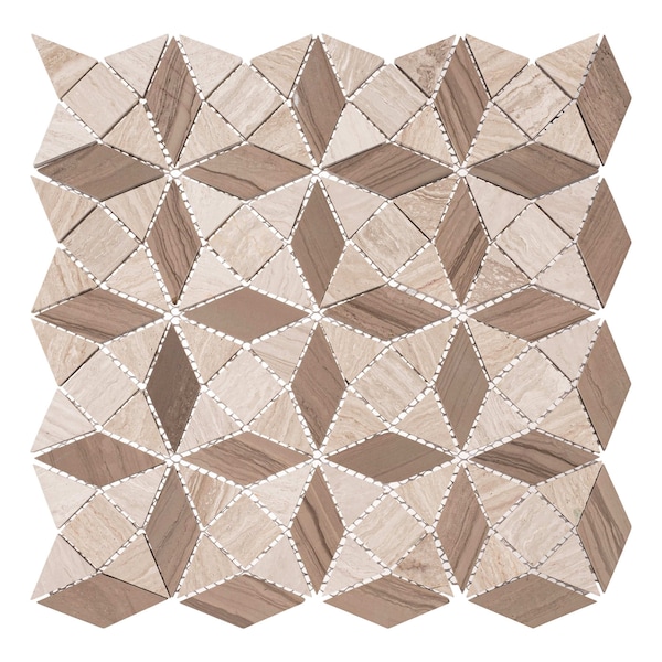 Andova Tiles SAMPLE Cimarron Harbor Luxury Natural Stone Novelty Mosaic Wall  Floor Tile - SAM-ANDCIM105