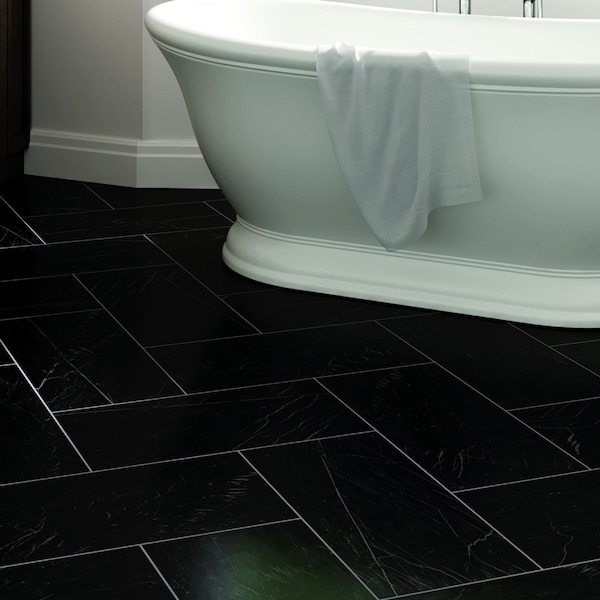 Msi Regallo Marquina Noir SAMPLE Matte Porcelain Mosaic tile - ZOR-PT-0640-SAM