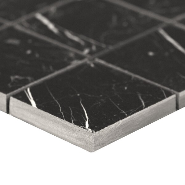Msi Regallo Marquina Noir SAMPLE Matte Porcelain Mosaic tile - ZOR-PT-0640-SAM