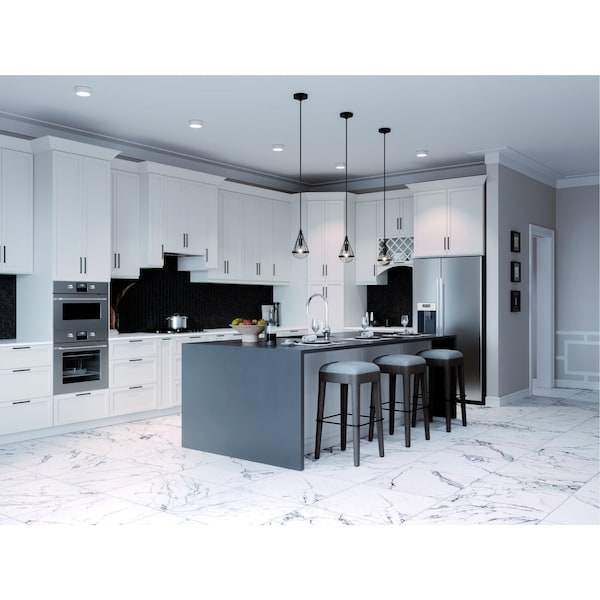 Msi Regallo Marquina Noir SAMPLE Matte Porcelain Mosaic tile - ZOR-PT-0640-SAM