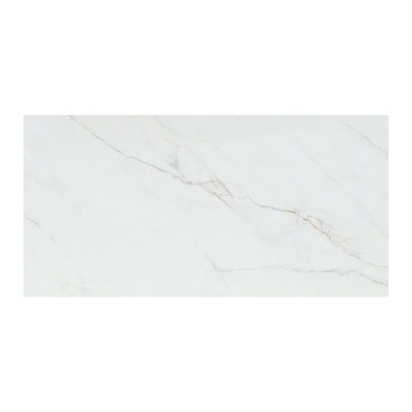 Msi Dymo Calacatta White 12in X 24in Glossy Ceramic Wall Tile, 480PK - ZOR-PT-0881P