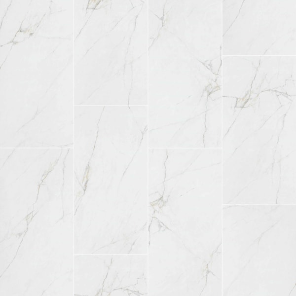 Msi Dymo Calacatta White 12in X 24in Glossy Ceramic Wall Tile, 480PK - ZOR-PT-0881P