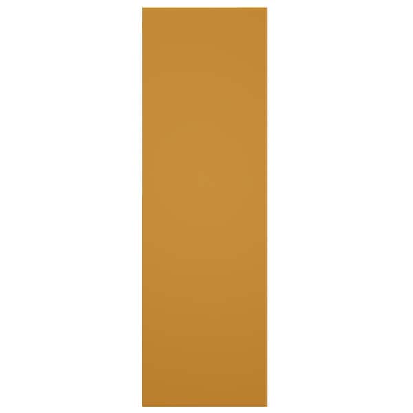 Ekena Millwork True Fit PVC Center Circle Arts & Crafts Fixed Mount Shutters, Turmeric, 15W x 59H, PR - TFP001AC15X059TU