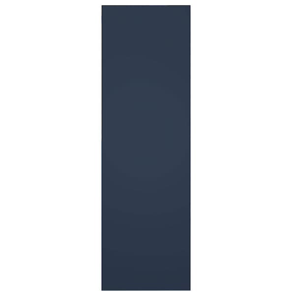 Ekena Millwork True Fit PVC Horizontal Slat Modern Style Fixed Mount Shutters, Starless Night Blue, 15W x 42H, PR - TFP001HZ15X042OB