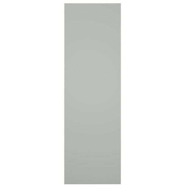 Ekena Millwork True Fit PVC Horizontal Slat Modern Style Fixed Mount Shutters, Hailstorm Gray, 12W x 27H, PR - TFP001HZ12X027ST