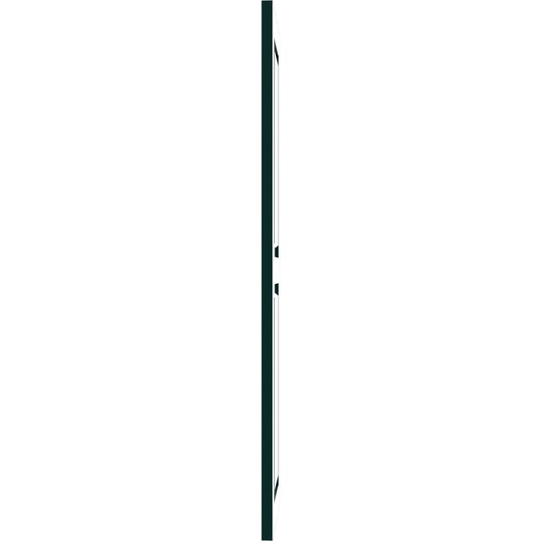 Ekena Millwork True Fit PVC Two Equal Raised Panel Shutters, Thermal Green, 15W x 74H, PR - TFP101RPF15X074FG