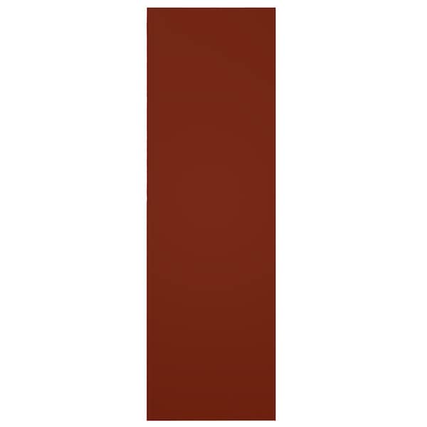 Ekena Millwork True Fit PVC Two Equal Raised Panel Shutters, Pepper Red, 12W x 60H, PR - TFP101RPF12X060MR