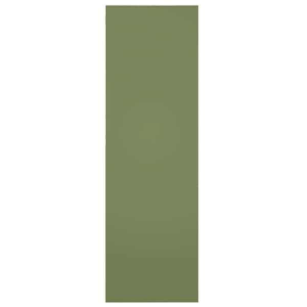 Ekena Millwork True Fit PVC Two Equal Louver Shutters, Moss Green, 12W x 67H, PR - TFP101LVF12X067MG