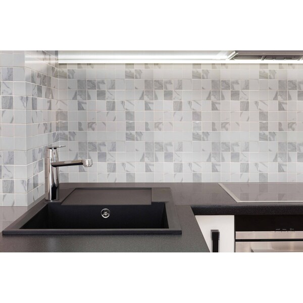 Msi Eden Statuary SAMPLE Matte Porcelain Mesh-Mounted Mosaic Tile - ZOR-PT-0173-SAM
