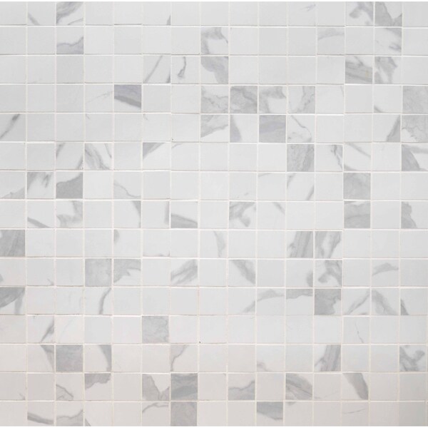 Msi Eden Statuary SAMPLE Matte Porcelain Mesh-Mounted Mosaic Tile - ZOR-PT-0173-SAM
