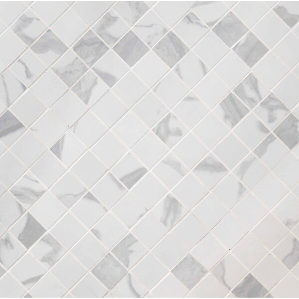 Msi Eden Statuary SAMPLE Matte Porcelain Mesh-Mounted Mosaic Tile - ZOR-PT-0173-SAM
