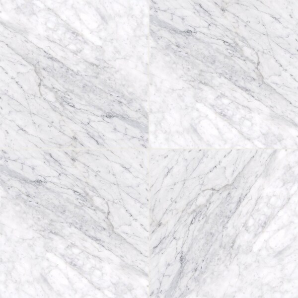 Msi Carrara White SAMPLE Polished Marble Floor And Wall Tile - ZOR-NS-0056-SAM
