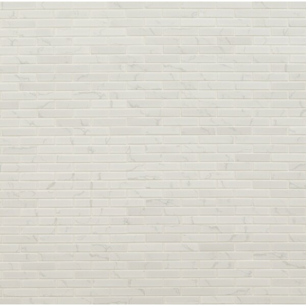Msi Carrara 11.81 In. X 12.01 In. X 6Mm Matte Mosaic Marble Floor And Wall Tile, 15PK - ZOR-PT-0631