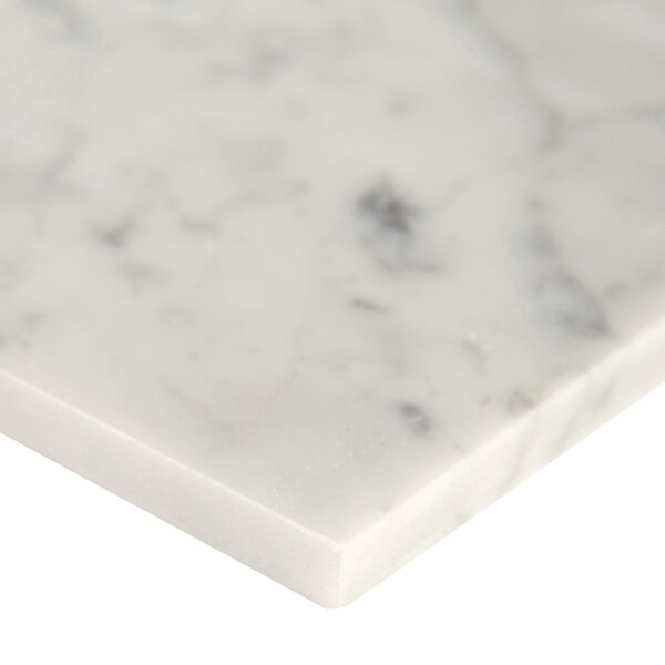 Msi Carrara White 6" X 12" Polished Marble Floor And Wall Tile, 10PK - ZOR-NS-0066