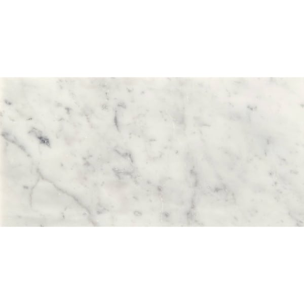 Msi Carrara White 6" X 12" Polished Marble Floor And Wall Tile, 10PK - ZOR-NS-0066